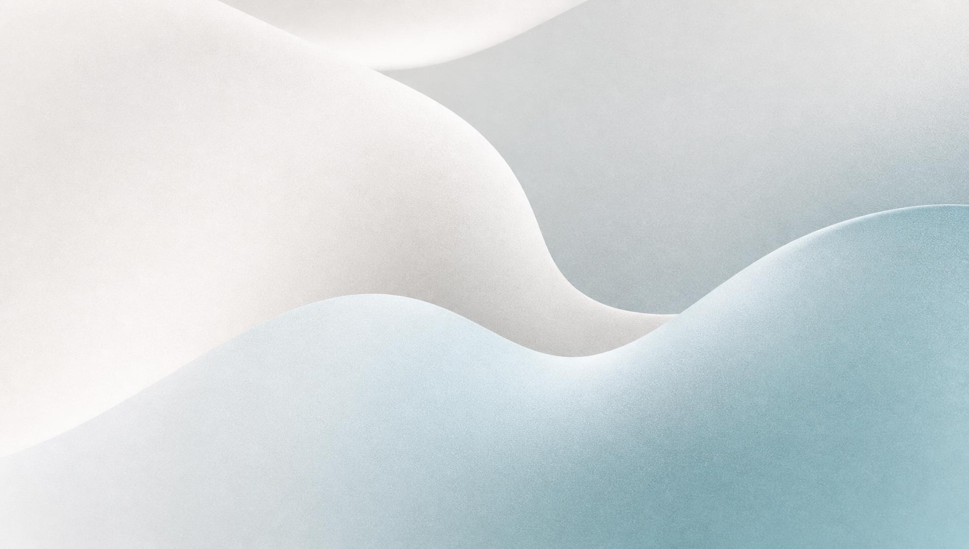 Texture abstraite grainée avec des volutes de blanc, de gris et de cyan